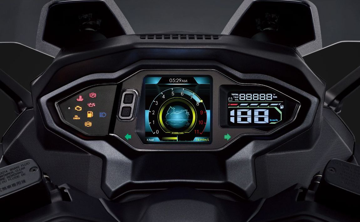 Auto-Dimmer 4.5 TFT Virtual Instrument Panel